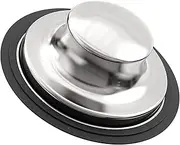 3.35 Inch Kitchen Sink Stopper for Garbage Disposal Stopper, Stainless Steel Garbage Disposal Plug Fits Standard Kitchen Drain Size of 3 1/2 Inch, for Insinkerator, Kitchenaid, Kohler, Waste King