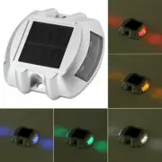 Solar Powered Marker LED Lamp Road Driveway Pathway Dock Ground Step Lights