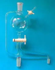 500ml,24/40,Glass Solvent Distillation Head,Still-Head With High Vacuum Valve