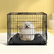 36" i.Pet Dog Cage Crate Kennel 3 Doors
