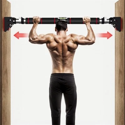 HAKENO Pull Up Bar No Screw Installation Doorway Chin up Bar Adjustable Width...