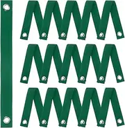 uxcell 16-Pack Tree Straps for Staking,1.5 Inch x 15.7 Inch Tree Support Straps Nylon Tree Strap for Leaning Tree Protection/Plant Support, Straightening[Grass Green]