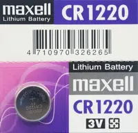 在飛比找樂天市場購物網優惠-maxell CR1220 鈕扣型鋰電池 3V/一顆入(促5