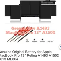 在飛比找蝦皮購物優惠-MacBook Pro 13"A1502/A1493電池
