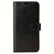 Redmi 13C 5G Flip Wallet Case - Black 3 Card Slots - Cash Compartment - Magnetic Clip [MPPGEN0850]