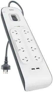 Belkin 8 Port Surge Protector (2M Cord)