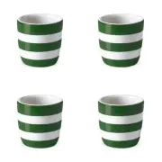 NEW Cornishware Egg Cup Set Adder Green 4pce