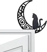 Fuuxtci Halloween Door Corner Decoration, Door Frame Corner Decorations | Bat Skeleton Spider Web Cat Ghost Front Door Sign - Decorative Front Door Sign, Windowsill, Home Decoration, Door Corner