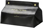 Leather Napkin Tissue Box, Paper Dispenser Tissue Holder Office Home Decor Storage 1 Pcs