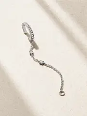 [Anita Ko] Anita Ko - 18-karat White Gold Diamond Ear Cuff - Silver - One size One size Silver