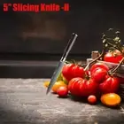 5" Santoku Damascus Kitchen Knives Stainless Steel Cleaver Slicing Knife.