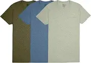 [Fruit of the Loom] Men's Crew Tee Undershirts, Moisture Wicking & Tag Free, Also Available in Big & Tall