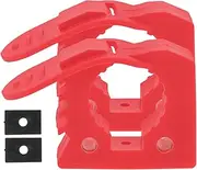 2pcs Quick Release Rubber Clamp Adjustable Grip for Mounting Equipment Car Tool Organizer for Outdoor Use Easy to Install and Secure Fastening