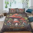 High Quality Duvet Cover Set Bedroom Decor Mushroom Bedspreads Home Textiles 16