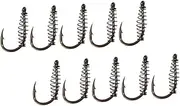 30Pcs Portable Fishing Hooks Lightweight and Durable Fishing Gear for Outdoor Enthusiasts for Freshwater and Saltwater Fishing Activities