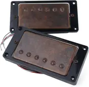 Guitar Humbucker Pickups Set - Double Coil Neck and Bridge Pickup Parts for LP 6