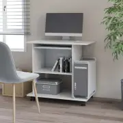 vidaXL Computer Desk White 80x50x75 cm Engineered Wood OLL