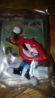 Tang Lips Figure Lance, The Leader. 1989 Applause PVC Vintage Hardees 80s Toys