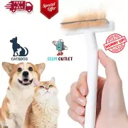 Pet Deshedding Tools for Short Haired Cats & Dogs Dematting Deshedding Brush Cat