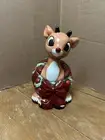 Enesco Rudolf The Red Nose Reindeer Cookie Jar