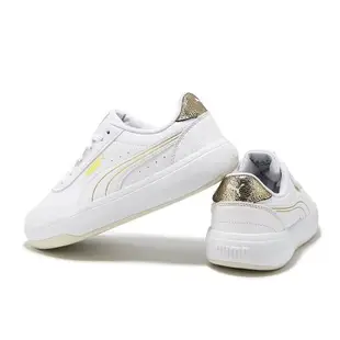 Puma 休閒鞋 Tori Metallic Shine 女鞋 白 金 厚底 增高 小白鞋 39634301