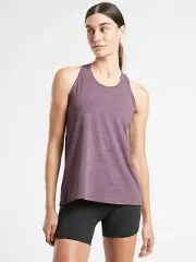 NWT Athleta Essence Spacedye Tie Back Tank Size Medium M Agate/Volcanic Violet