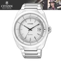 在飛比找momo購物網優惠-【CITIZEN 星辰】光動能直紋時尚男錶(AW1010-5