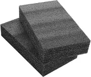 ZUNOXAZ 2pcs Black Polyurethane Foam Sheets for Toolbox Storage Cuttable Packing Foam Pads Shock Resistant Sponge Lining for Crafts and Packaging Lightweight and Protection