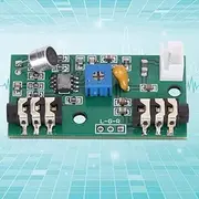 Fdit Microphone Plate Amplifier Module with Capacitive Microphone, Synchronization Audio Output, Ideal for Language Reinforcement