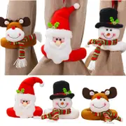 3 Pack Christmas Family Holiday Party Decorations Curtain Fastener Buckle Tieback