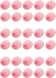30 Pack Lapel Headset Microphone Windscreen, Microphone Sponge Foam Cover Mini Size Lavalier Microphone Windscreen Pink