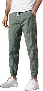 [Generic] Mens Jogger Pants Lightweight Athletic Hiking Pants Casual Breathable Athletic Workout Running Trousers with Pockets