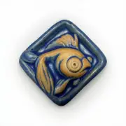 Goldfish 2x2" Ceramic Art Tile by Gretchen Kramp