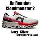 On Men's Running Shoes Cloudmonster 2 3ME10122906 Ivory | Silver