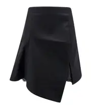 Sacai Asymmetric Midi Skirt 1,2 Black