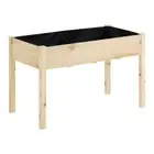 Garden Bed Elevated 120x60x80cm Wooden Planter Box Raised Container Green Finger