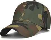 [LINCYS] Baseball Cap Adult Camouflage Military Training Sunscreen Baseball Cap Outdoor Men's Summer Camouflage Sun Cap