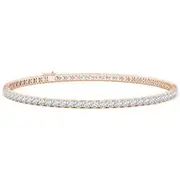 Lab-Grown Classic Diamond Linear Tennis Bracelet