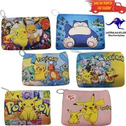 Kids Children Boys Girls Tri-Fold Purse Wallet Pokemon Gift idea carton anime