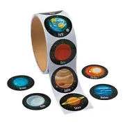 Planets Stickers Solar System Outer Space Party Favours Pack of 50 Free Postage