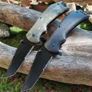 Folding Tactical Combat Army Survival Pocket Knife Military Stabbing War Blade