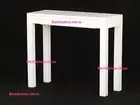 Hall Table, Small Narrow Table, Drawer, Console, 90x35, Timber Table, White