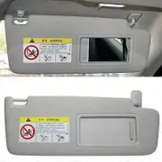 K-Car Front Sun Visor Panel With Makeup Mirror Sun Shade For Skoda Superb 2016-2019 Grey Passenger