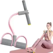Pedal Puller TPE 4-Tube Elastic Yoga Tension Rope Resistance Band Indoor Fitness