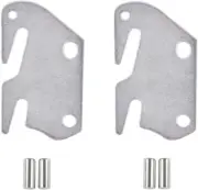 Kilofly 2 Pc Wooden Bed Frame Bracket Headboard Footboard #10 Hook Plate