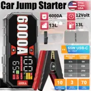 AdoreTrip Jump Starter 6000A Pack Battery Power Bank Booster PD 65W Fast Charger
