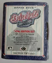 1991 Upper Deck Baseball Final Edition Set SEALED Pedro Martinez & Jim Thome RC