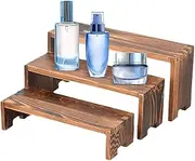Wood Cupcake Display Stand | Wooden Perfume Stand Organizer,Rectangular Dessert Cake Holder Display Riser for Jewelry Collections Figures Perfume