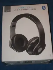 iLive IAHB239B Bluetooth Over-the-Ear Headphones with Microphone (Black), New!