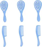 ERINGOGO Baby Washing Head Brush 3 Pack Baby Comb Brush Set Gentle Scalp Care for Infant Bath Time